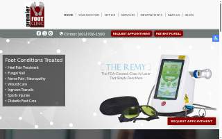 Premier Foot Clinic, PC of Clinton website