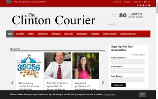 The Clinton Courier website