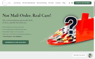 Whole Body Clinics of Starkville website