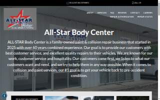 All-Star Body Center website