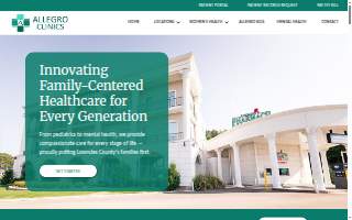 Allegro Mental Health website
