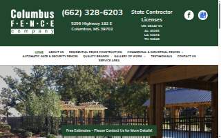 Columbus Fence Company, LLC website