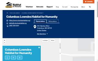 Habitat For Humanity website