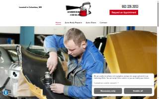 Hardin's Body & Glass website