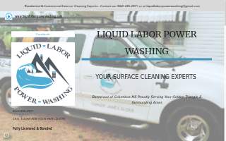 Liquid Labor Power Washing website