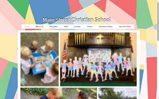 Main Street Christian School website