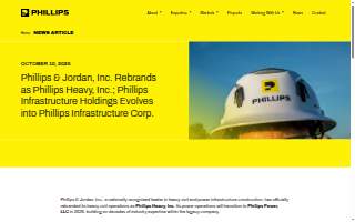 Phillips Contracting Co., Inc. website