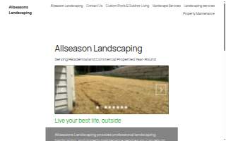 All Seasons Landscape Supply website