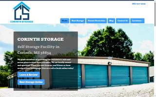 Corinth Storage website