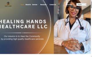 Healing Hands Healthcare website