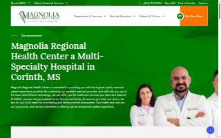 Magnolia Regional Health Center website