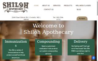 Shiloh Apothecary website