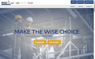 Wise Staffing Group - Corinth website