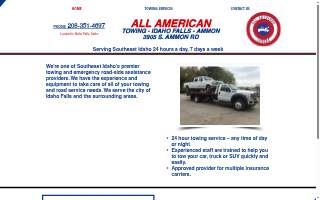 All American Towing & Recovery, Inc. website