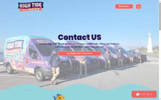 High Tide Plumbing, LLC website