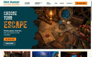 Hint Hunter Escape (Puzzle) Rooms website