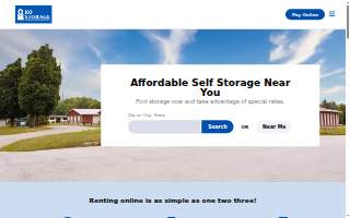 KO Storage of D'Iberville website