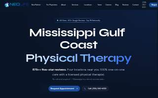 NeoLife Physical Therapy and Wellness website