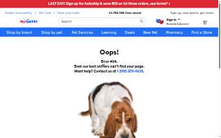 PetSmart Grooming of D'Iberville website