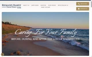 Riemann Family Funeral Homes of D'Iberville website