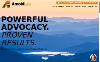 Arnold Law Firm, LLC website