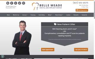 Belle Meade Dental website