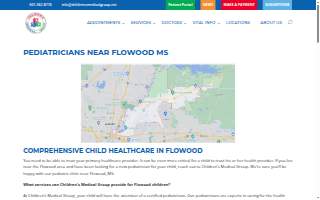 Children's Medical Group of Flowood website