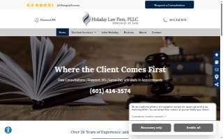 Holaday Law Firm, LLC website