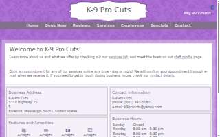 K-9 Pro Cuts website