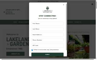 Lakeland Yard & Garden Center website