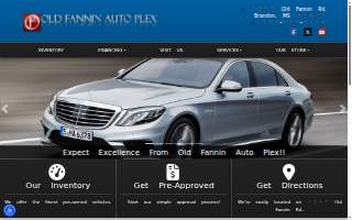 Old Fannin Auto Plex website