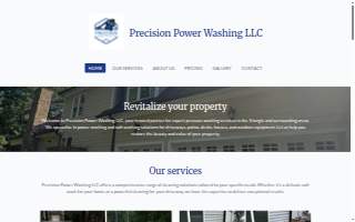 Precision Power Washing LLC website