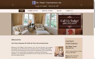 The Magic Touch Interiors Inc website