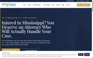 The Stutzman Law Firm, PLLC website