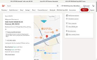 Walgreens Pharmacy of Flowood website