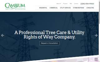 Cambium Tree Care & Preservation, Inc. website
