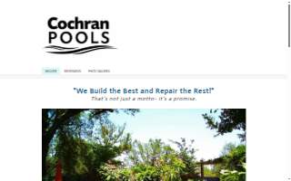 Cochran Pools Inc website