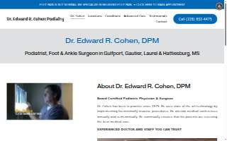 Cohen Edward DPM of Gautier website