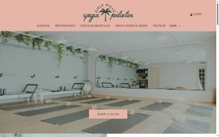 Gulf Hills Yoga and Pilates website