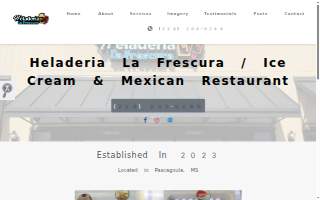 Heladeria La Frescura / Ice Cream & Mexican Restaurant website