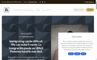 The Riches Law Firm of Greenville website