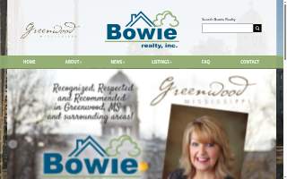 Bowie Realty Inc website