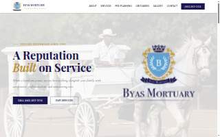 Byas Mortuary website