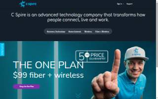 C Spire of Greenwood website