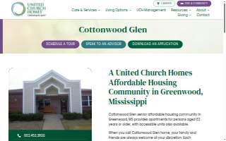 Cottonwood Glen website