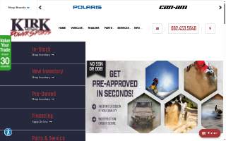 Kirk Brothers Powersports website