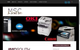 Mid-South Copier Systems website