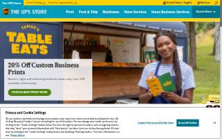 UPS Access Point of Greenwood website