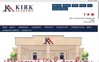 Kirk Academy website