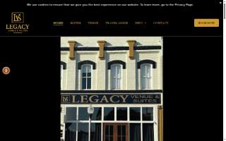 Legacy Venue & Suites website